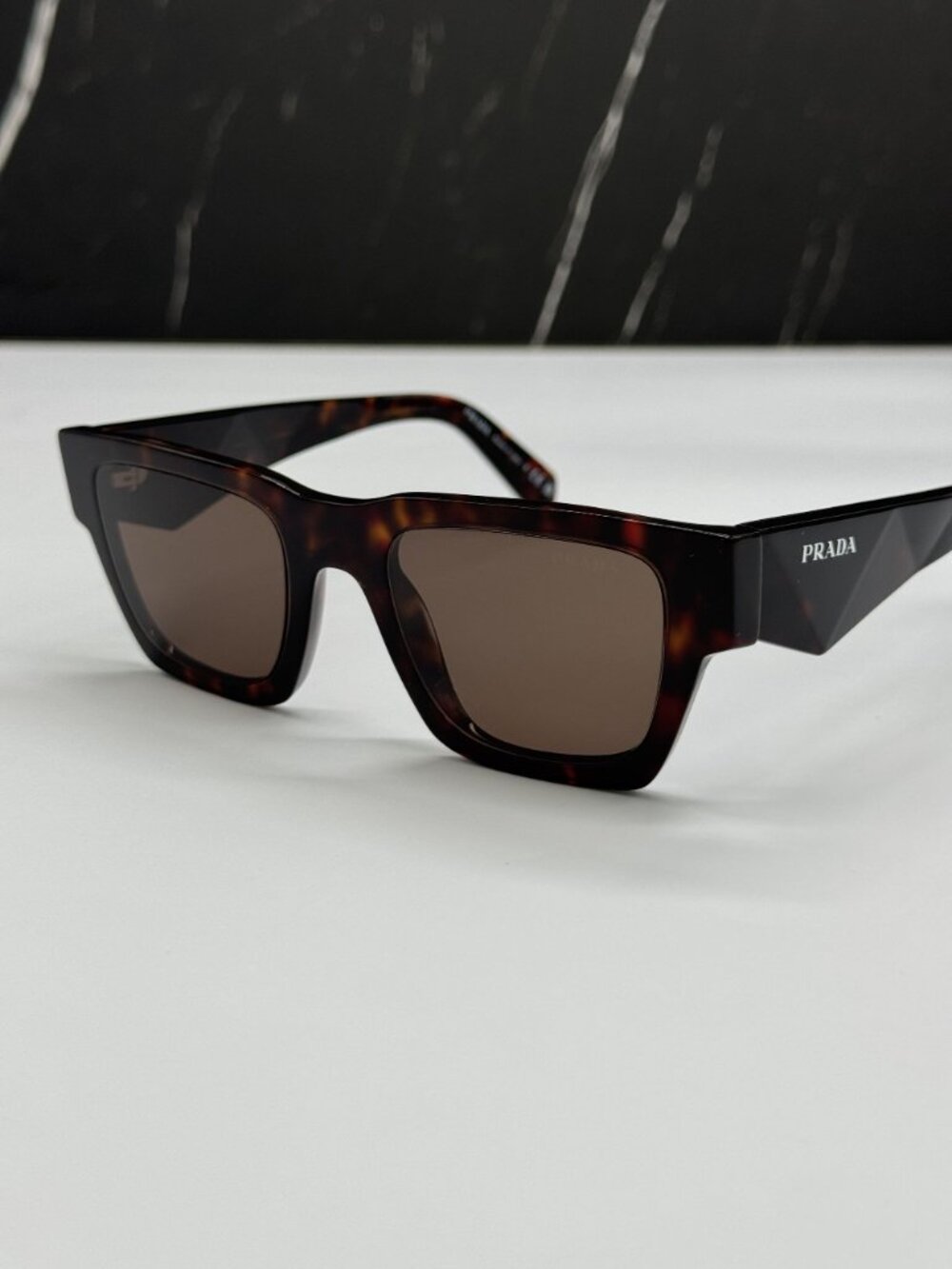 NEW PRADA PRA06S 17N06B MEN HAVANA BROWN SUNGLASSES PR A06S - Picture 7 of 10